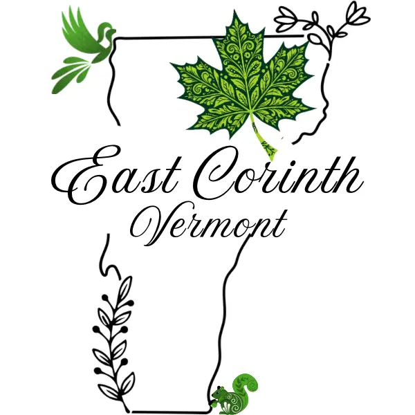 East Corinth Vermont spring artwork in shades of green