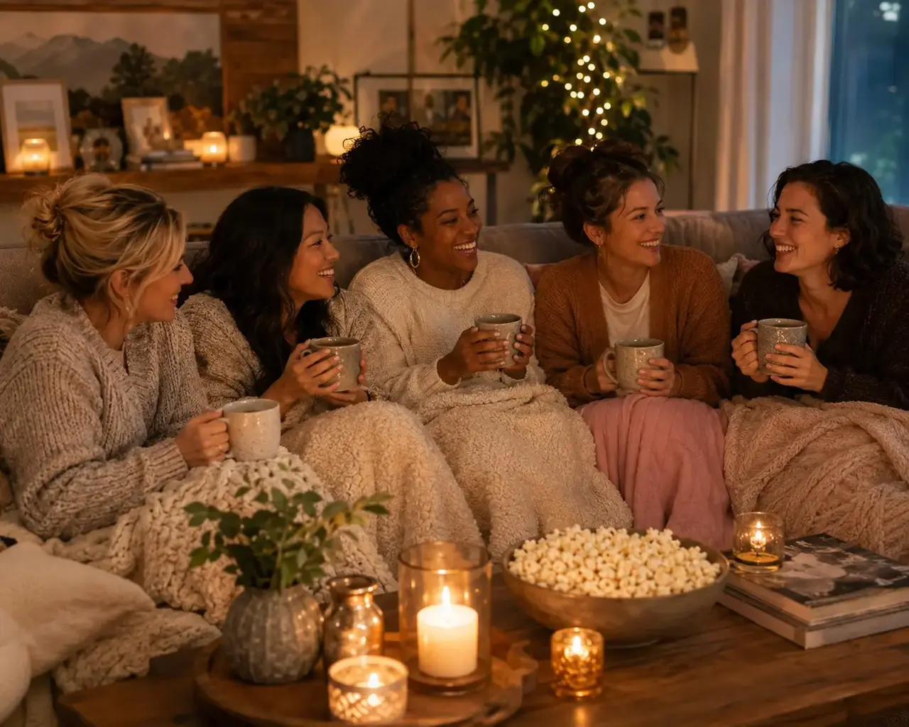 A cozy intimate gathering