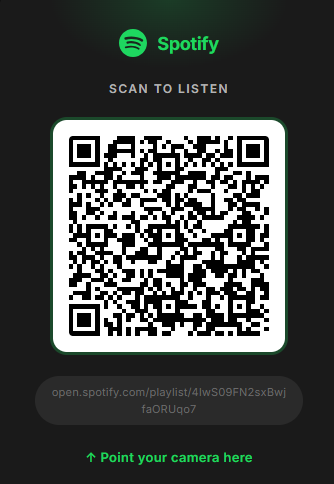 Scan for the 4th of July Playlist on Spotify