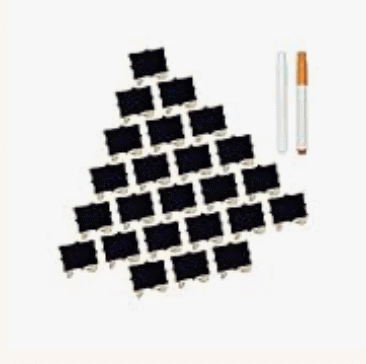 Mini Chalkboard Signs — 24 Pcs