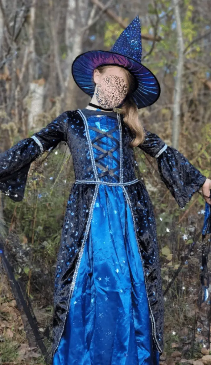 Real enchanted forest party — four women in renaissance faire costumes