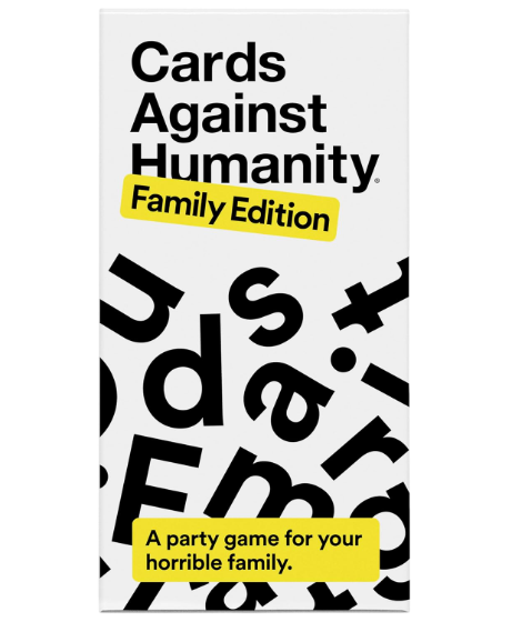 Cards Against Humanity Family Edition party game ages 8 plus