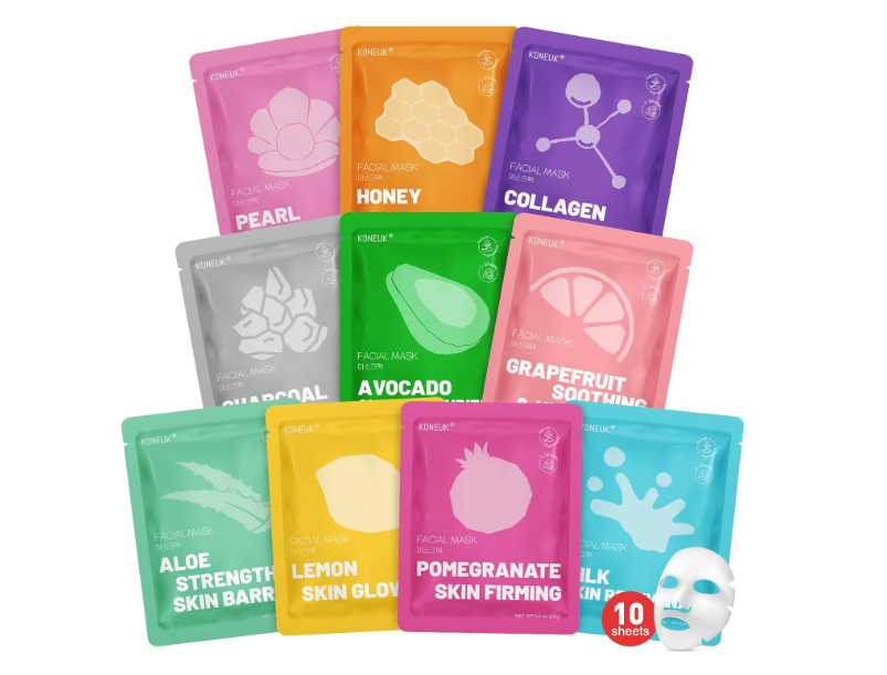 Collagen facial mask set