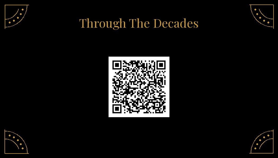 Scan for the Decades Party Playlist