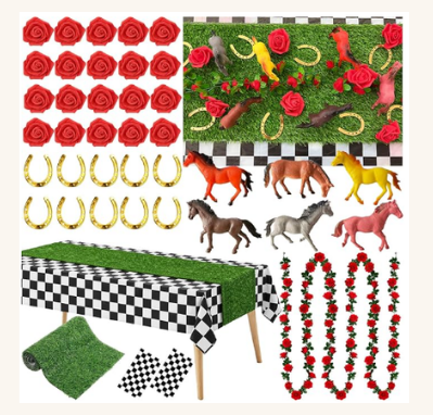 Derby table decoration set