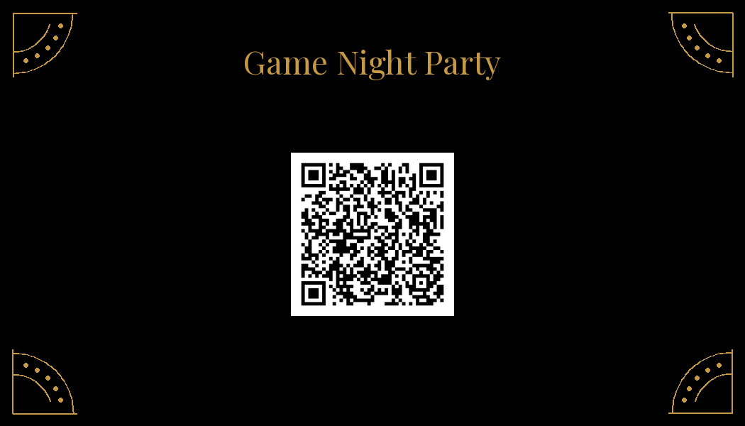 Scan for the Game Night Party Playlist