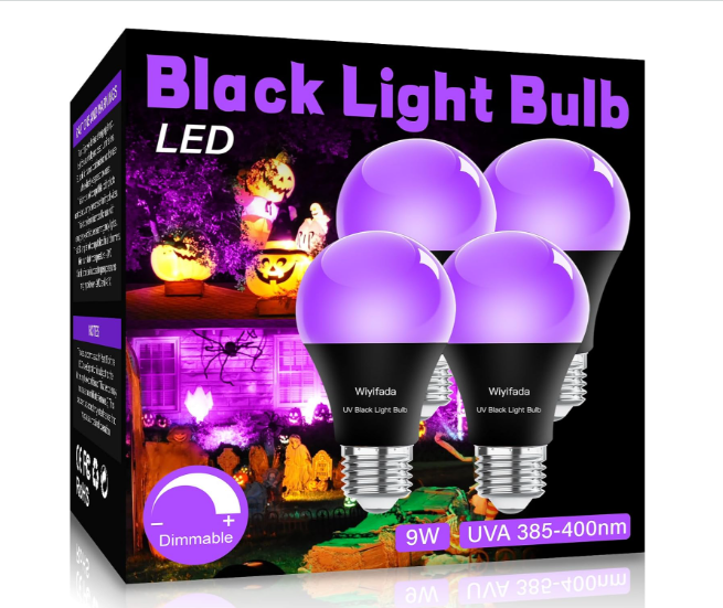 Black light LED bulbs