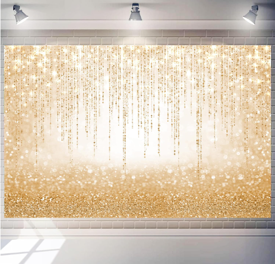 Gold metallic balloon arch kit