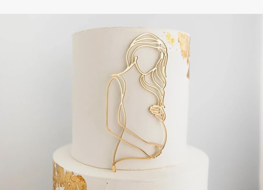 White and Gold Party Decoration Kit with 3D Butterflies and Leaf Garland