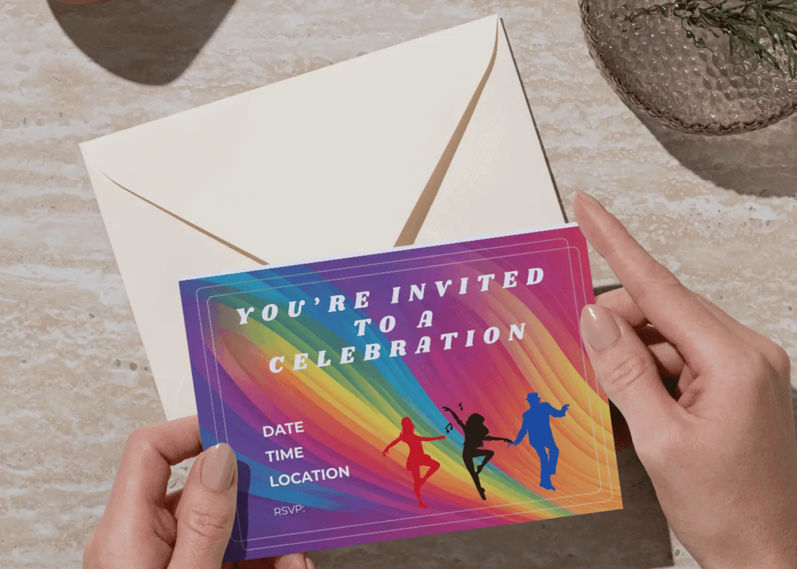 Rep Your Color Party Invitation