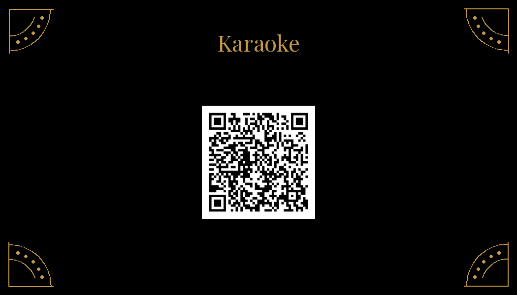 Scan for the Karaoke Night Party Playlist