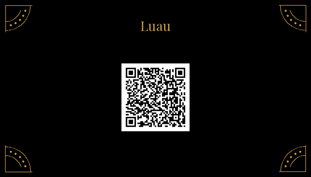 Scan for the Tropical Luau Party Playlist