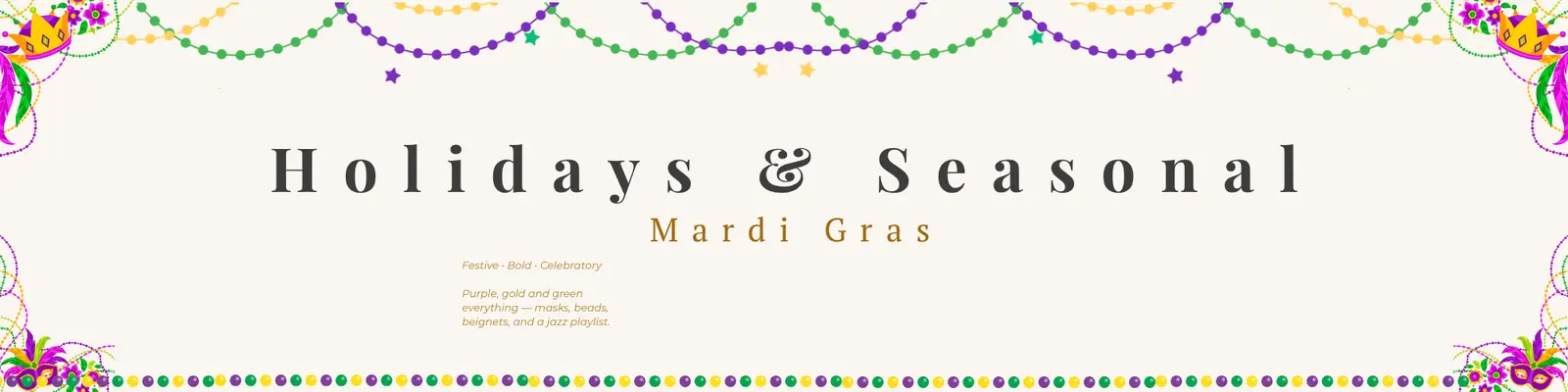 Holidays & Seasonal — Mardi Gras Party