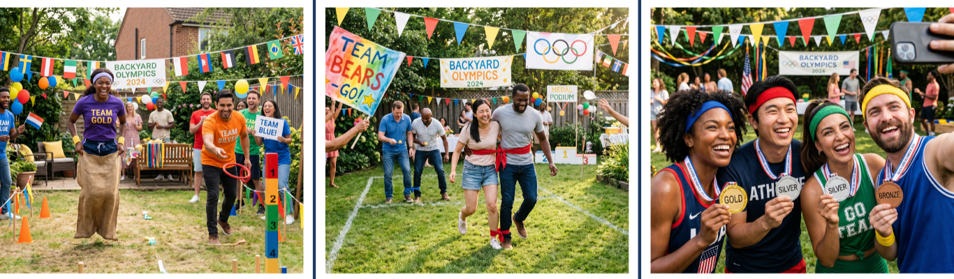 Backyard Olympics Party — gallery
