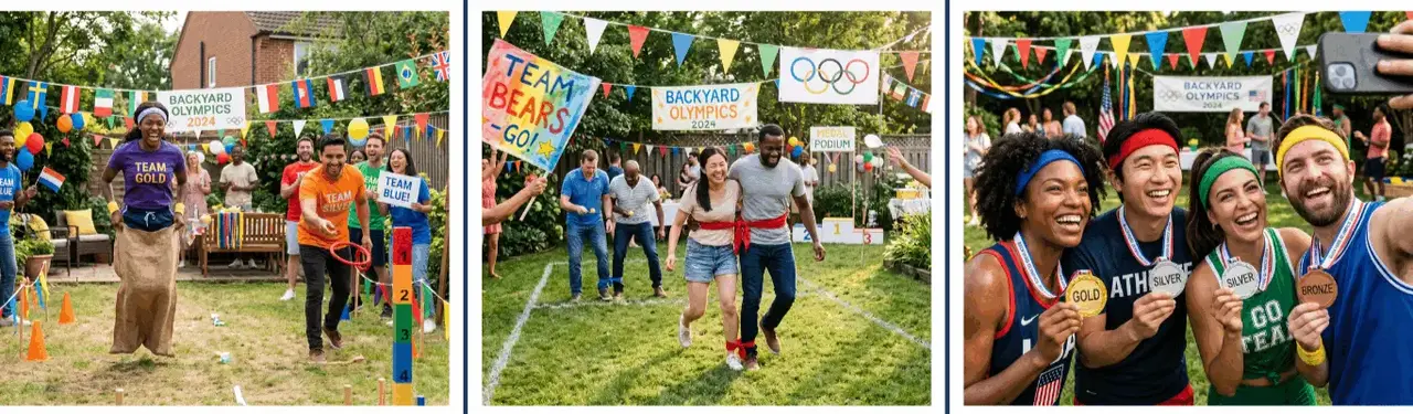Backyard Olympics Party — gallery