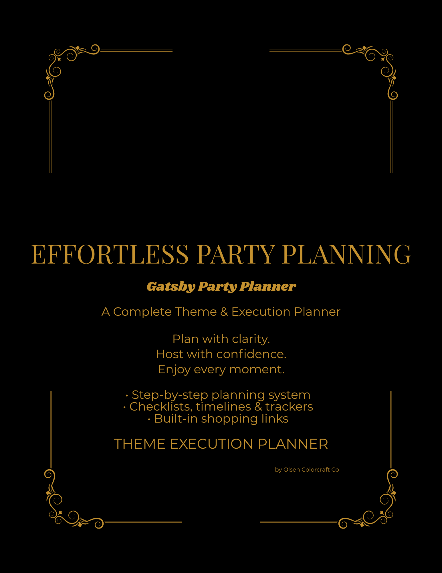 Effortless Party Planning — Gatsby Party Planner