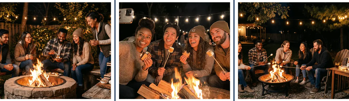 Bonfire & Gourmet S'mores Party — gallery