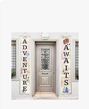 Adventure Awaits porch sign